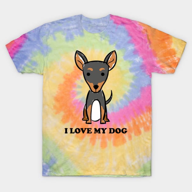 I Love My Dog T-Shirt by pa2rok